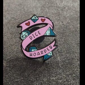 Dice Hoarder Dungeons & Dragons Pin